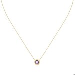 Collier femme en or jaune 375 / 1000 avec améthyste - cleor - d. 3101905801 - 40 + 2cm Collier femme en or jaune 375 / 1000 avec améthyste - cleor - d. 3101905801 - 40 + 2cm
