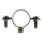 Collier de fixation - fischer - cs 16 - bo�te de 100 - embase taraud�e 7 x 150 - gris / blanc