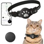 Collier gps chat 2026 traceur sans sim / abonnement localisation temps r�el imperm�able durable (noir) ...