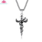 Collier homme bijoux - les hommes longue section collier sauvage v�tement pendentif cadeau