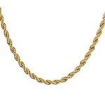 Collier jd2fw femmes - or 9 ct rempli cha�ne corde 27 pouces extra long