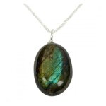 Collier labradorite de madagascar aaa - lithoth�rapie - femme
