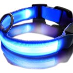 Collier led - chien - taille xl - couleur bleu - sécurisant - modes lumineux Collier led - chien - taille xl - couleur bleu - sécurisant - modes lumineux