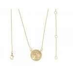 Collier - louis dor - pendentif napol�on - plaqu� or 18 carats - longueur r�glable 38 - 45 cm - �l�gant ...