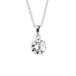Collier - magali - argent massif rhodié 925 - oxyde de zirconium - longueur 42 cm - femme Collier - magali - argent massif rhodié 925 - oxyde de zirconium - longueur 42 cm - femme