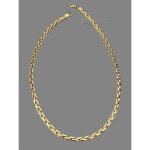 Collier - bijoux femme - plaqu� or 18 carats - 45cm - 5mm - longue tenue