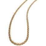 Collier - bijouxia - maille palmier - plaqu� or 18 carats - qualit� bijouterie