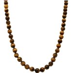 Collier oeil de tigre yoko ambr�