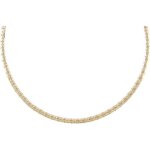 Collier - latelier dazur - or 18 carats - maille haricot jaune - femme