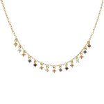 Collier - pdpaola - willow collection five - argent sterling 925 - plaqu� or 18k - couleurs vari�es