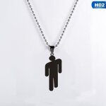 Collier pendentif billie eilish collier cha�ne ronde h02