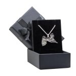 Collier 50cm - carte guadeloupe - ensemble en argent massif 925 neuf - pendentif et chaine avec boite ...