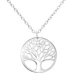 Collier avec pendentif pour femme arbre de vie argent sterling 925 - laimons