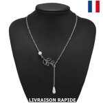 Collier pendentif fleur bijou femme cadeau original soirée mariage anniversaire Collier pendentif fleur bijou femme cadeau original soirée mariage anniversaire