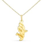 Collier - pendentif ile de la martinique or 18 carats 750 / 1000 - chaine dore