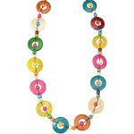 Collier de perles en bois d�claration style boh�me long collier chunky collier plastron pour les femmes ...