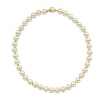 Collier perles de majorque blanches - perles boules 10mm - 42cm Collier perles de majorque blanches - perles boules 10mm - 42cm