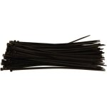 Attache cables rilsan 290 x 4. 8 noirs - 100 colliers plastiques
