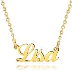 Collier prnom personnalis en argent sterlingcollier ras du cou pour femme girlcollier en acier inoxydable ...
