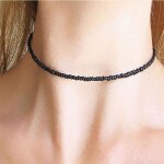 Collier ras du cou boh�me simple avec perles de rocaille - bijoux pour femmes et filles[s1742]