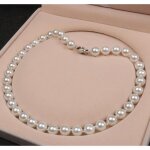 Collier ras du cou - perles dimitation pour femme collier court rond perle simple pour mariage valentin ...