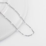 Collier rosaire en acier inoxydable et perles de couleurs blanches pour femme ? cadeau pour elle ? cadeau ...