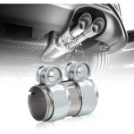 Collier de serrage double pour raccords de pot d�chappement �55 mm collier echappement double universel ...