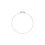 Collier de serrage de joint de hublot - ariston hotpoint - compatible indesit whirlpool scholtes