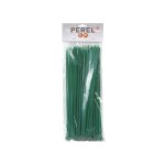 Colliers de serrage - nylon - 4. 8 x 300mm - vert - r�sistant aux uv - lot de 100