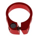 Collier de serrage tige serrer selle attache si�ge v�lo vtt 349 mm 5 couleurs - couleur:rouge
