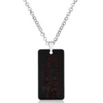 Collier stranger things pendentif argent - mode films hommes charmes
