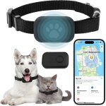 Collier traceur gps pour chat avec localisation en temps r�el - sans abonnement - compatible ios / android ...