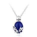 Collier vampire diaries vintage katherine en argent pour femmes - bijoux cosplay