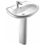 Colonne pour lavabo - brive 3 blanc