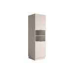 Colonne de cuisine avec 2 portes et 2 niches - beige - carmeo