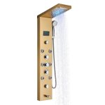 Colonne de douche avec 5 types de système de tour de panneau de colonne de douche dhydromassage de fonction ... Colonne de douche avec 5 types de système de tour de panneau de colonne de douche dhydromassage de fonction ...