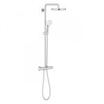 Colonne de douche - grohe - tempesta system 250 - mitigeur thermostatique - finition chrom� - hauteur ...