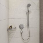 Colonne de douche ou bain douche sans mitigeur hansgrohe vernis shape 230 ecosmart chromé Colonne de douche ou bain douche sans mitigeur hansgrohe vernis shape 230 ecosmart chromé