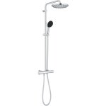 Colonne de douche avec mitigeur thermostatique - economie deau - grohe vitalio start system 250 - chrom ...