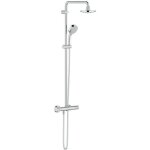 Colonne de douche moderne tempesta grohe - mitigeur thermostatique - chromé - avec douchette Colonne de douche moderne tempesta grohe - mitigeur thermostatique - chromé - avec douchette