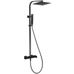 Kiara colonne de douche noire avec mitigeur mcanique essebagno