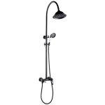 Leeds colonne de douche rtro noir vieilli mitigeur mcanique essebagno