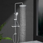 Colonne de douche avec supports de douche réglable en hauteur Colonne de douche avec supports de douche réglable en hauteur