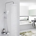Colonne de douche - homelody - sans robinet - douche avec douchette à main 3 fonctions système de douche ... Colonne de douche - homelody - sans robinet - douche avec douchette à main 3 fonctions système de douche ...