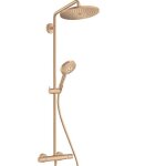 Colonne de douche thermostatique hansgrohe croma select s 280 ecosmart bronze bross�