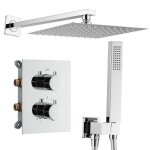 Colonne de douche thermostatique kit de douche encastrable avec douchette  mains
