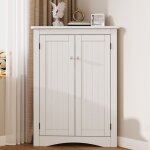 Colonne de salle de bain armoire 2 portes 3 �tag�res 61. 5x45x90 cm meuble - lavabo pour salle de bain ...