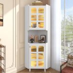 Colonne salle de bain - armoire salle de bain - meuble salle de bain - armoires dangle �clair�es par ...