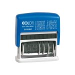 Colop mini - dater s 120 - wd - tampon - auto - encreur - bicolore (bleu rouge) - texte fixe date - 4 ...