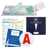 Color pop kit jeune conducteur - porte - papiers voiture nouveau permis - fabrication franaise - pvc ...